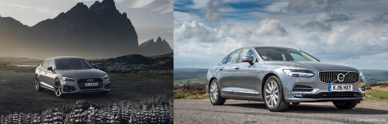 2023 Audi A5 vs 2020 Volvo S90 Comparison