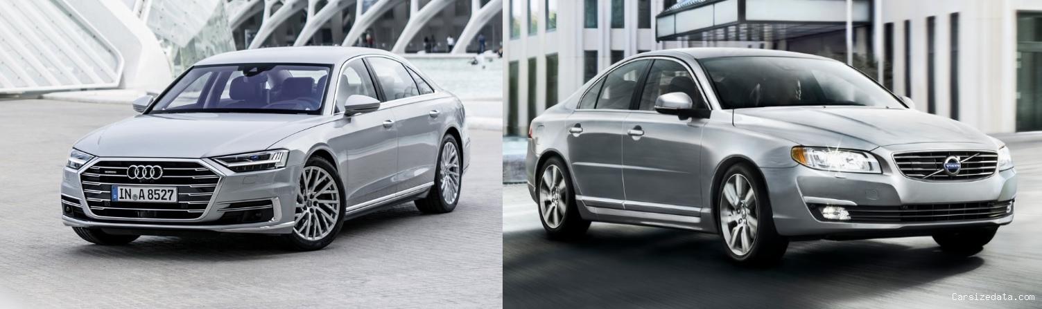 2019 Audi A8 vs 2016 Volvo S80 Comparison