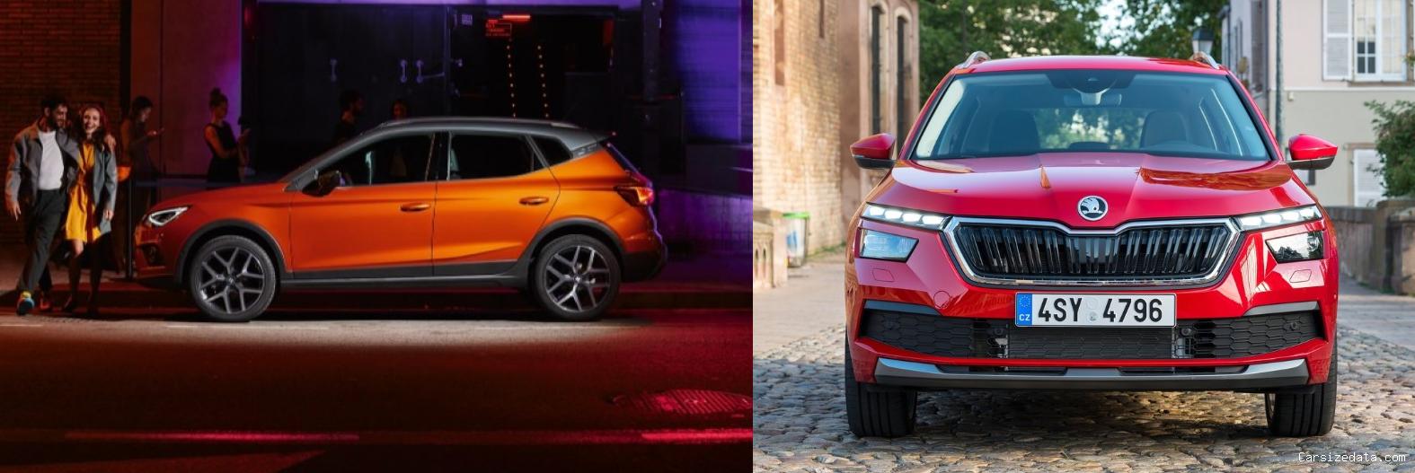 2020 Seat Arona vs 2020 Skoda Kamiq Comparison