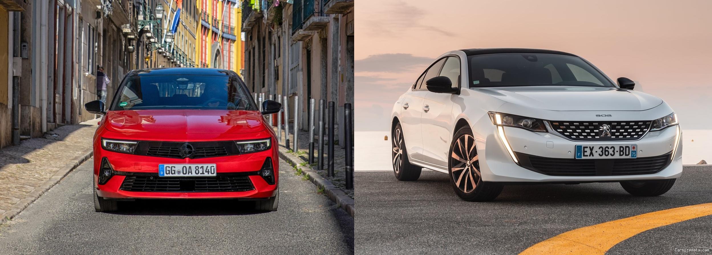 2023 Opel Astra vs 2023 Peugeot 508 Comparison