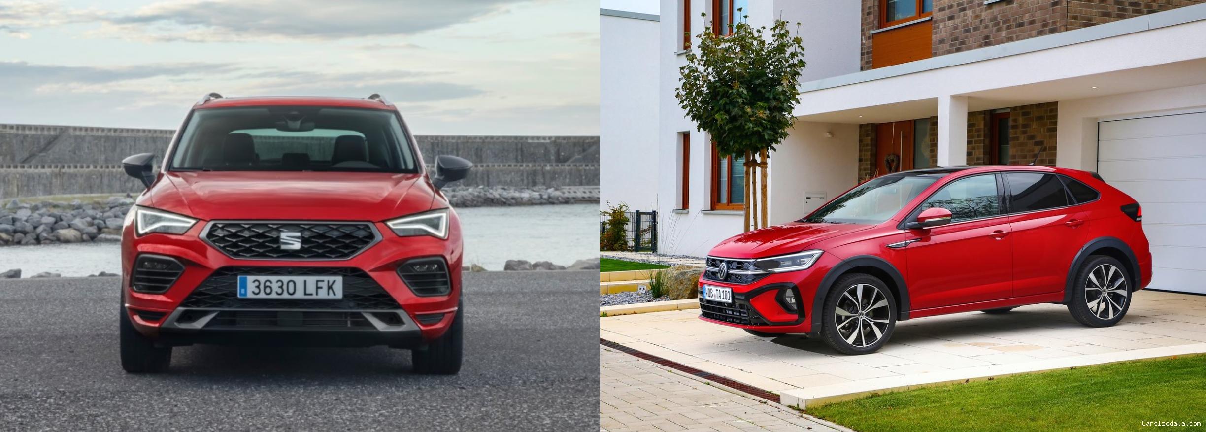 2022 Seat Ateca vs 2022 Volkswagen Taigo Comparison