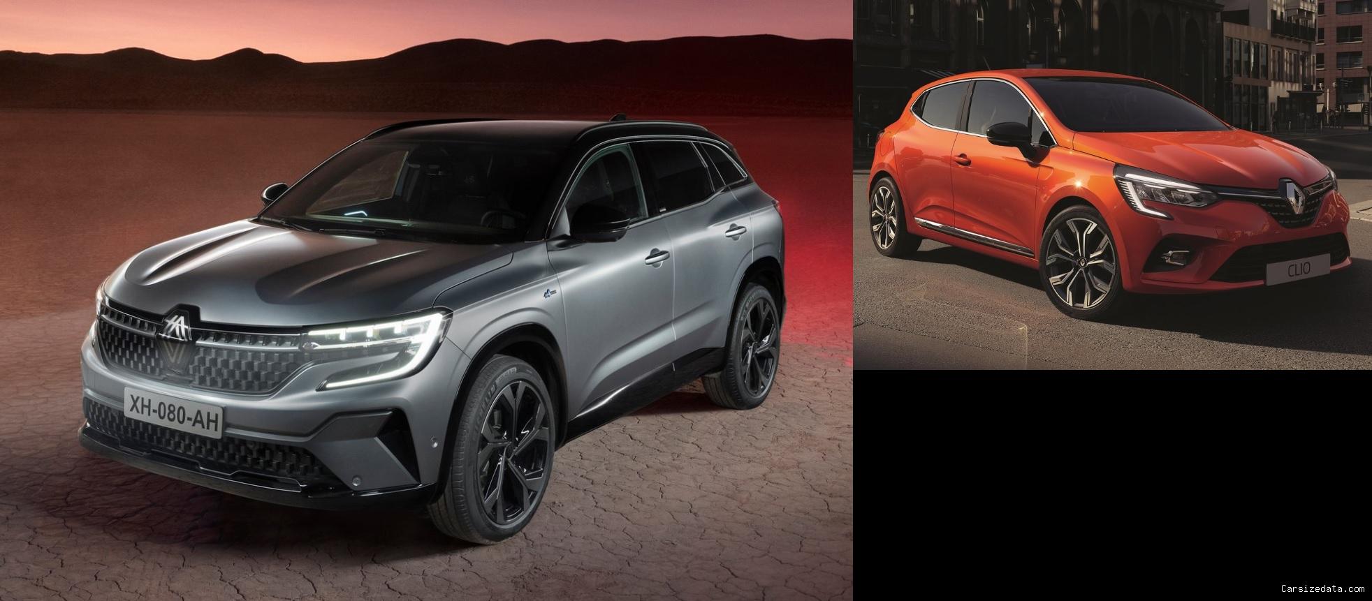2023 Renault Austral vs 2023 Renault Clio Comparison