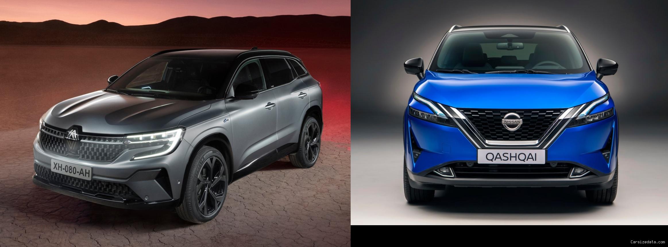 2023 Renault Austral vs 2023 Nissan Qashqai Comparison