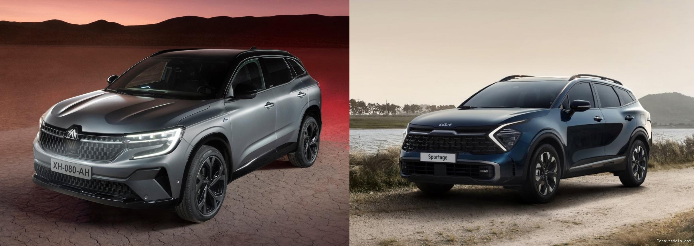2023 Renault Austral vs 2022 Kia Sportage Comparison