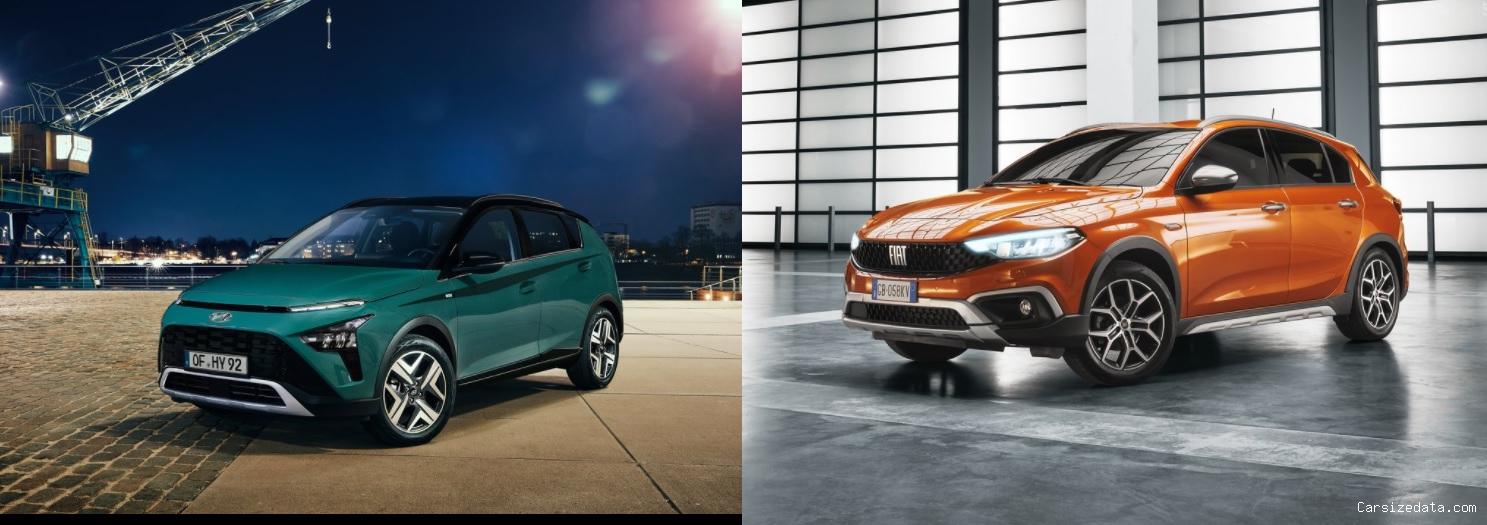 2021 Hyundai Bayon vs 2021 Fiat Egea Cross Comparison