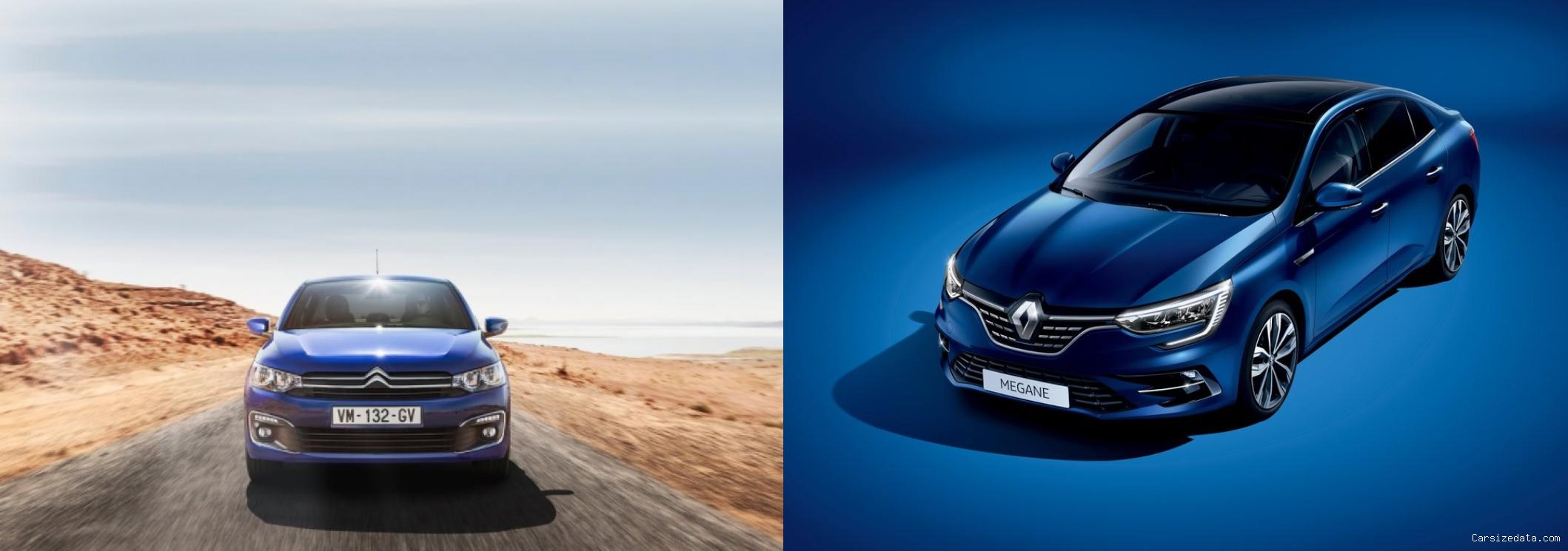 2021 Citroen C-Elysee vs 2021 Renault Megane Comparison