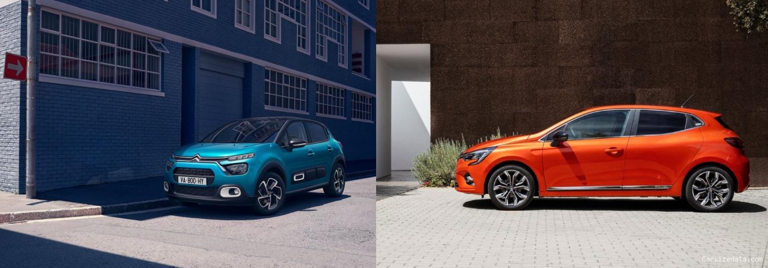 2022 Citroen C3 vs 2022 Renault Clio Comparison