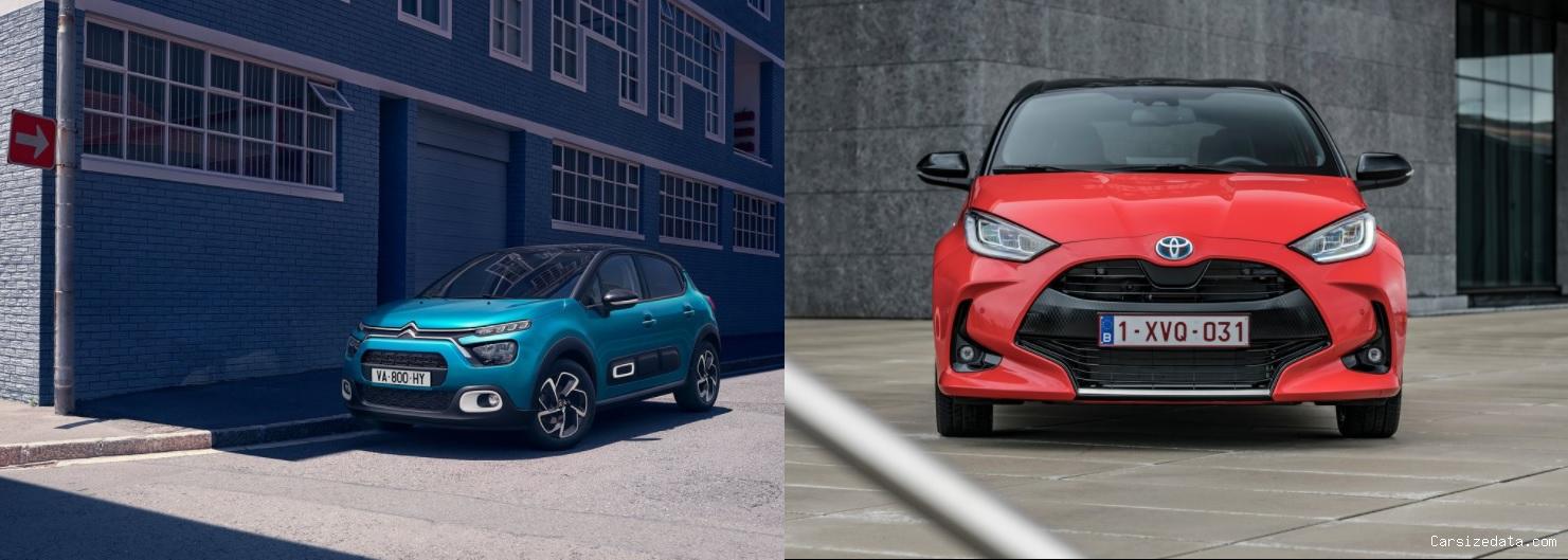 2022 Citroen C3 vs 2021 Toyota Yaris Comparison