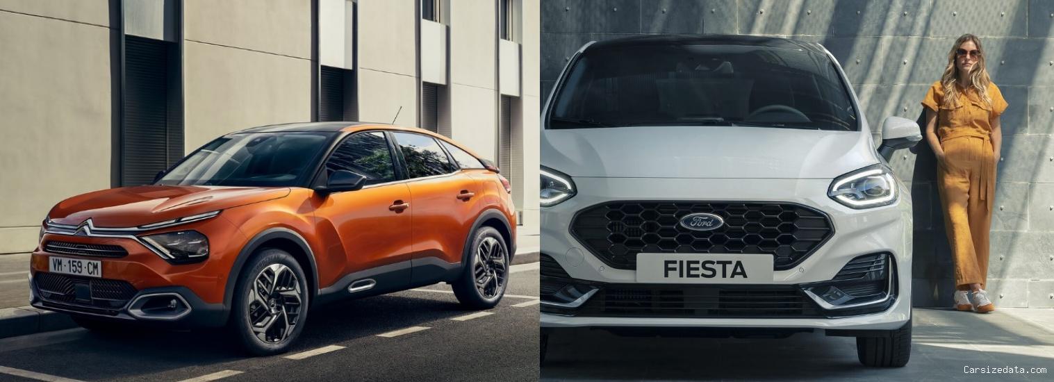 2023 Citroen C4 vs 2023 Ford Fiesta Comparison