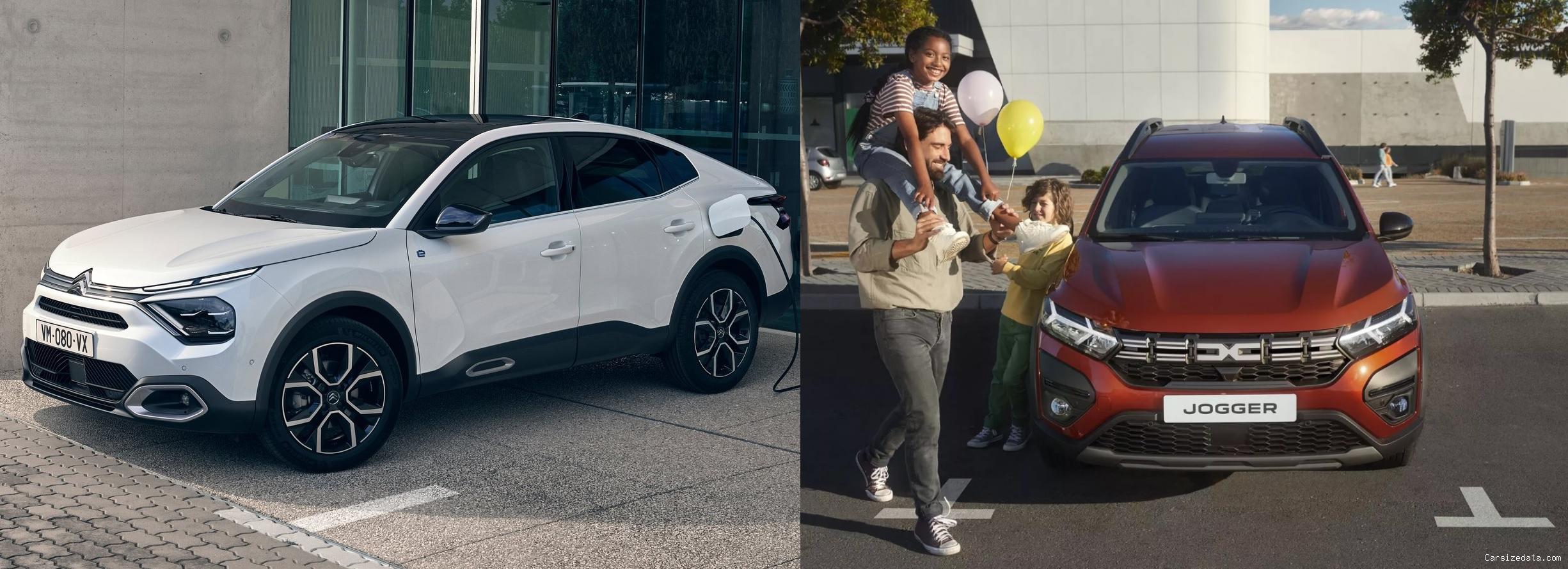 2023 Citroen C4 X vs 2023 Dacia Jogger Comparison