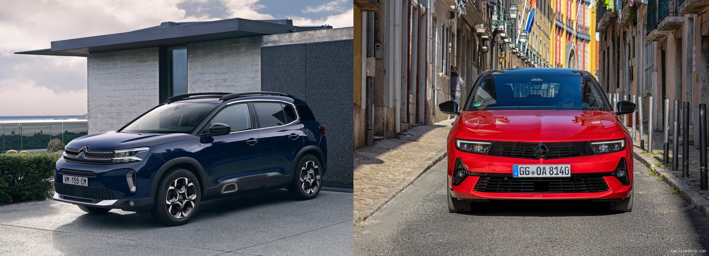 2023 Citroen C5 Aircross vs 2023 Opel Astra Comparison
