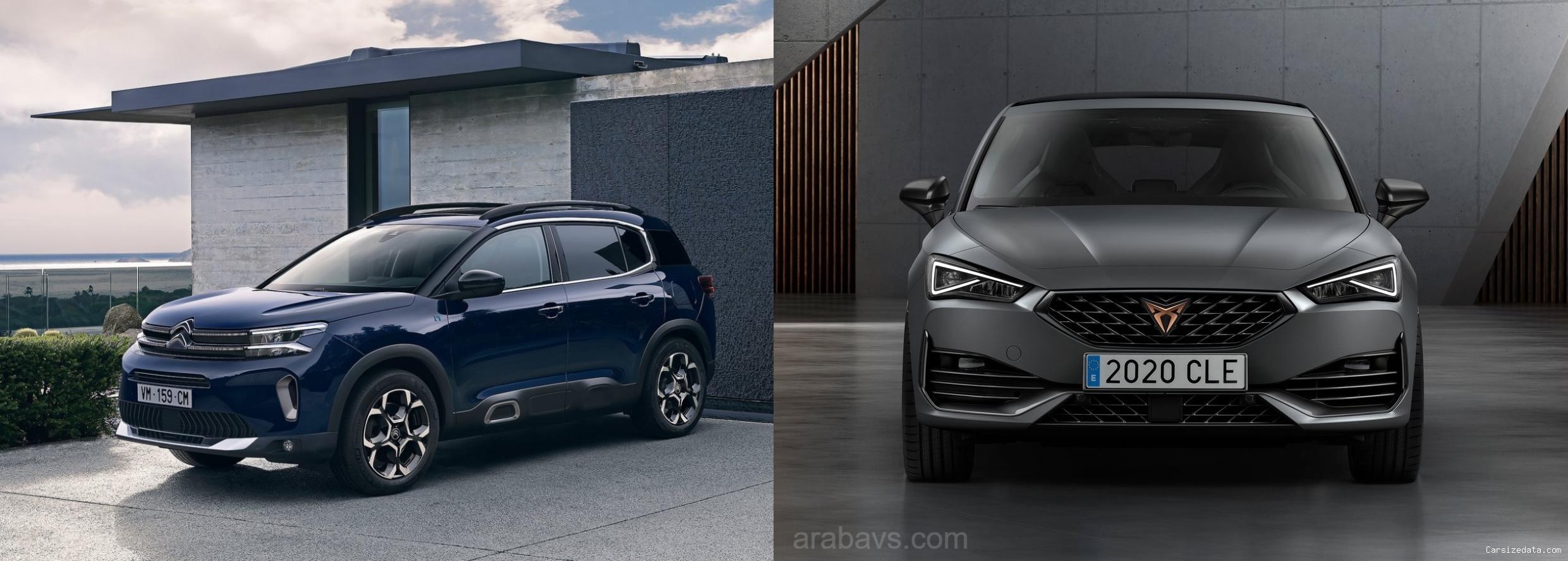 2023 Citroen C5 Aircross vs 2023 Cupra Cupra Leon Comparison