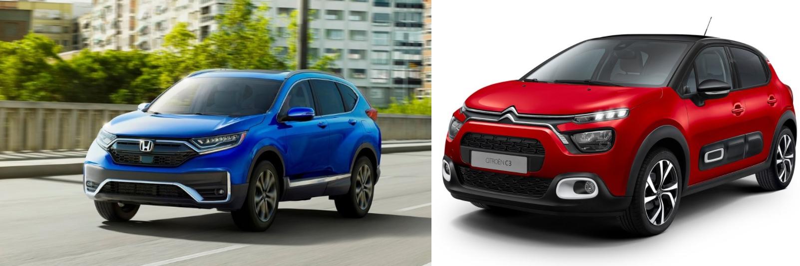 2023 Honda CR-V vs 2023 Citroen C3 Comparison