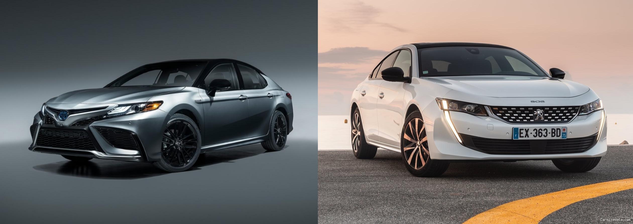 2022 Toyota Camry vs 2023 Peugeot 508 Comparison