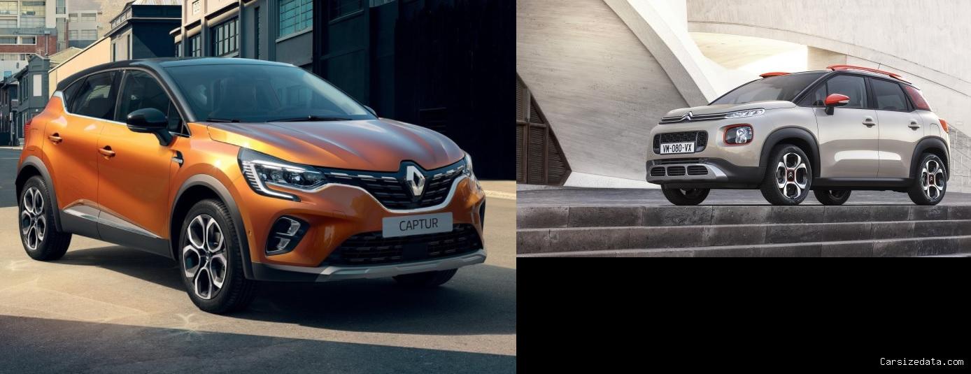 2021 Renault Captur vs 2021 Citroen C3 Aircross Comparison