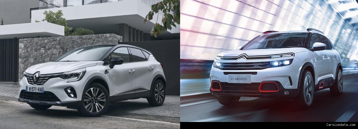 2020 Renault Captur vs 2020 Citroen C5 Aircross Comparison