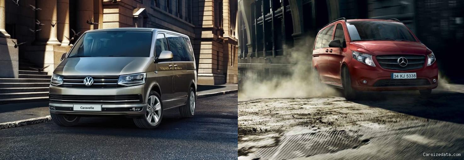 2016 Volkswagen Caravelle vs 2017 Mercedes Vito Comparison