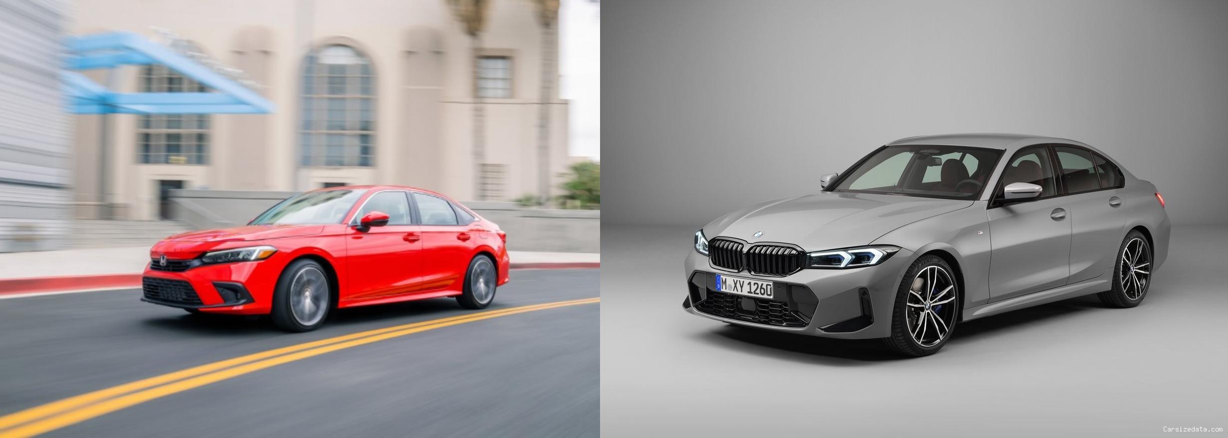 2023 Honda Civic vs 2023 BMW 3 Series Comparison