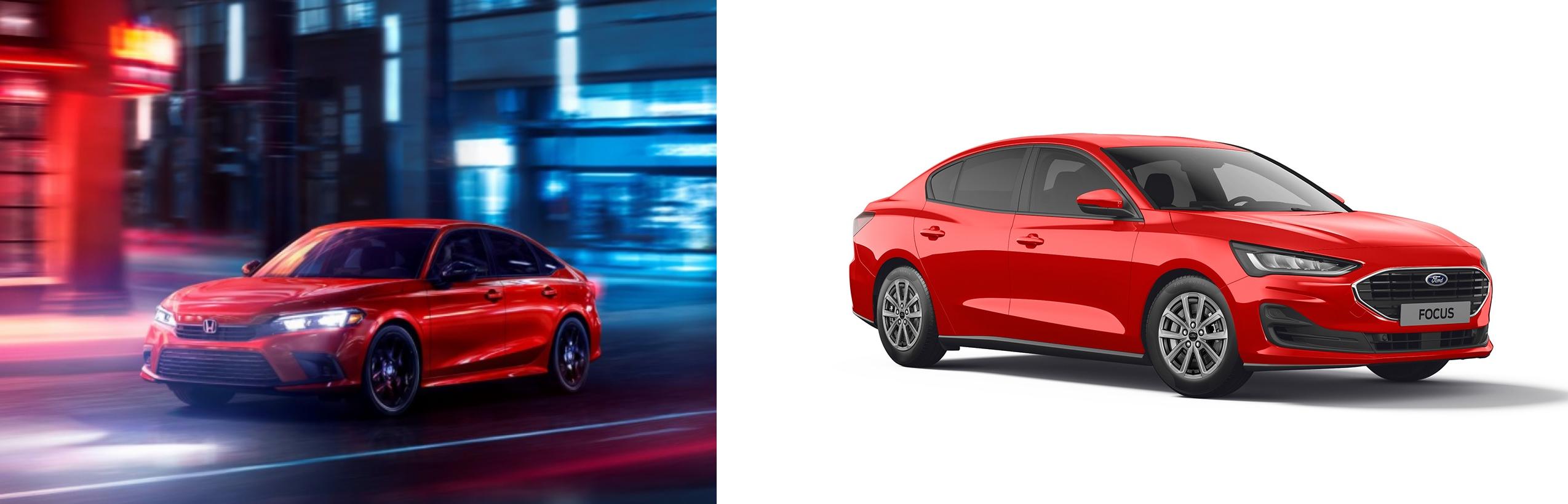 2022 Honda Civic vs 2023 Ford Focus Comparison