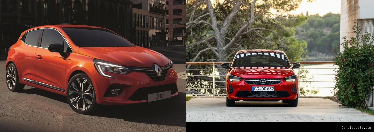 2023 Renault Clio vs 2023 Opel Corsa Comparison