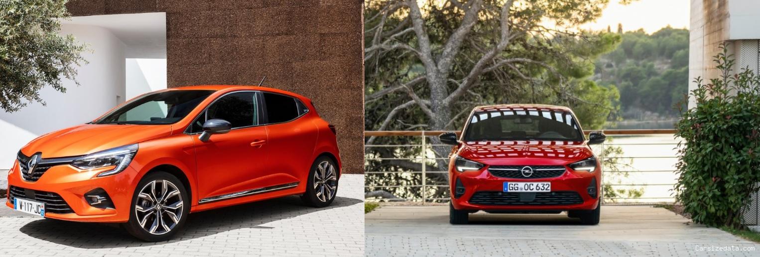 2021 Renault Clio vs 2023 Opel Corsa Comparison