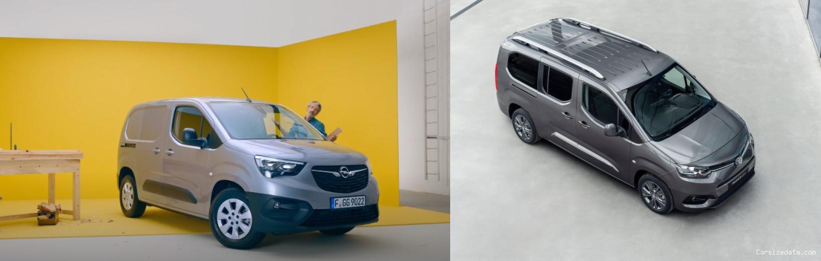2023 Opel Combo vs 2023 Toyota Proace City Comparison