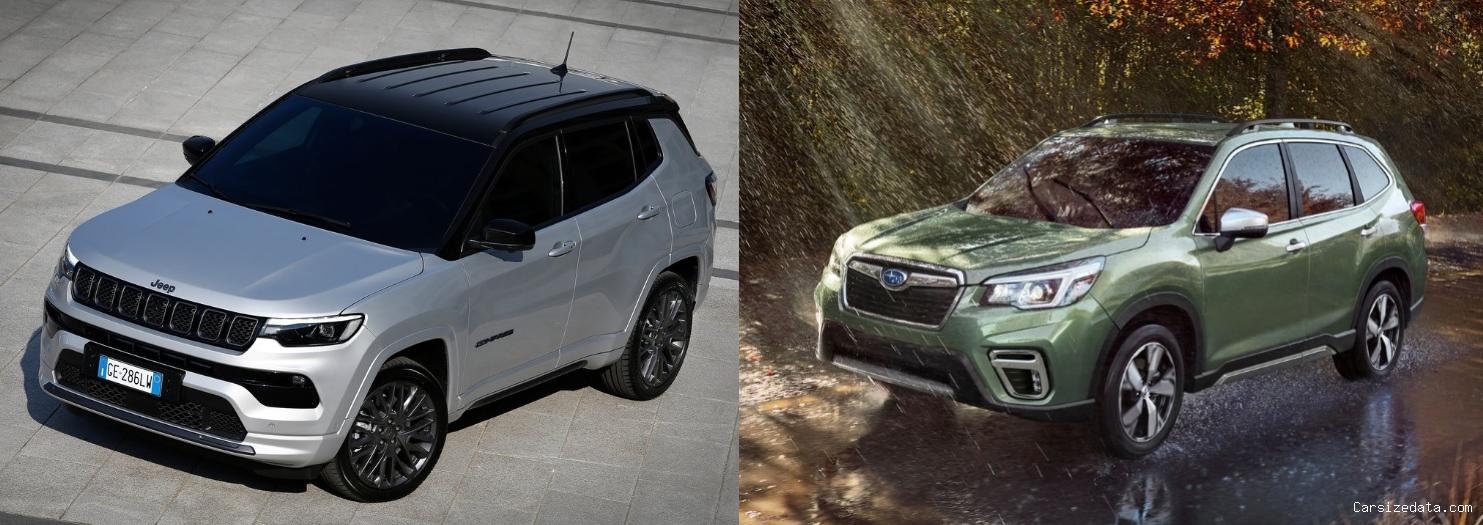 2023 Jeep Compass vs 2023 Subaru Forester Comparison