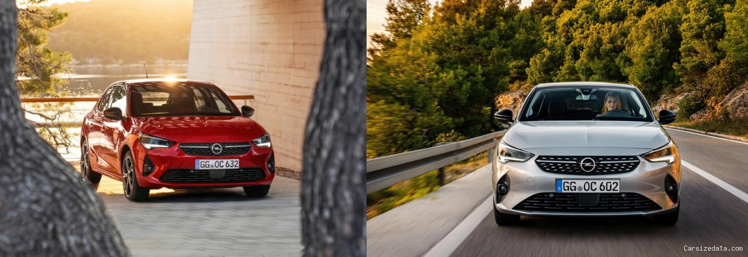 2022 Opel Corsa vs 2020 Opel Corsa Comparison