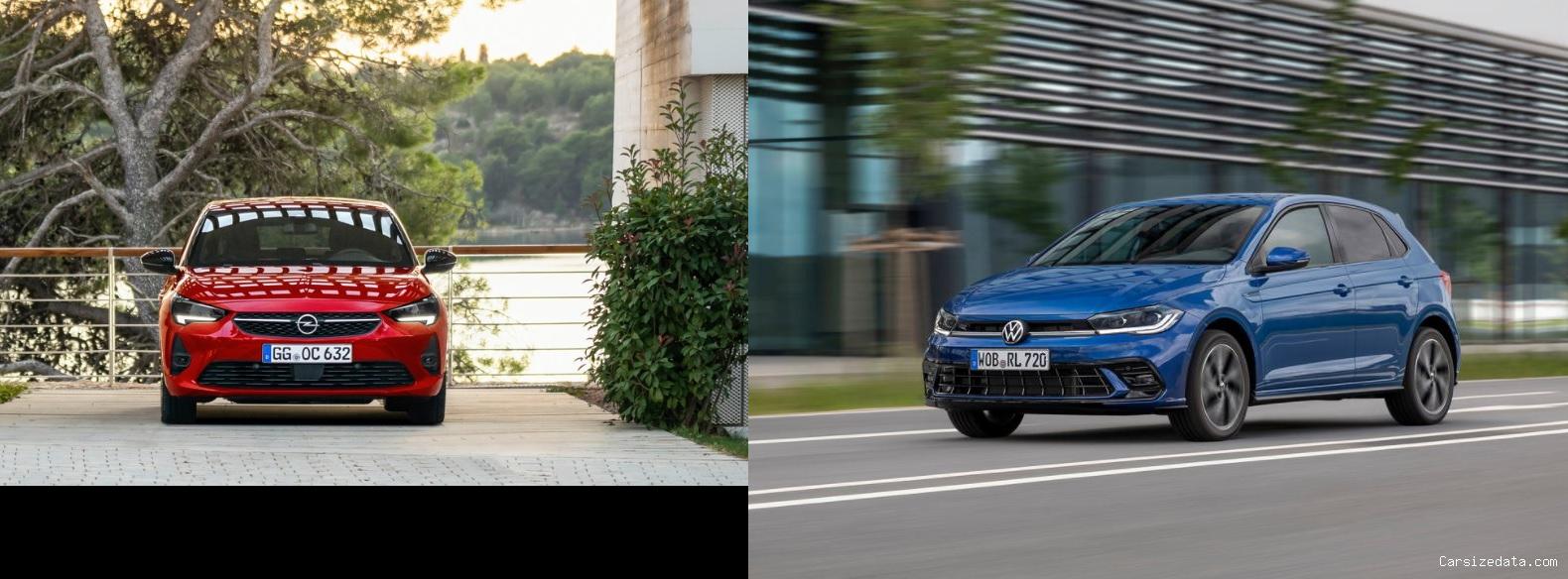 2023 Opel Corsa vs 2023 Volkswagen Polo Comparison