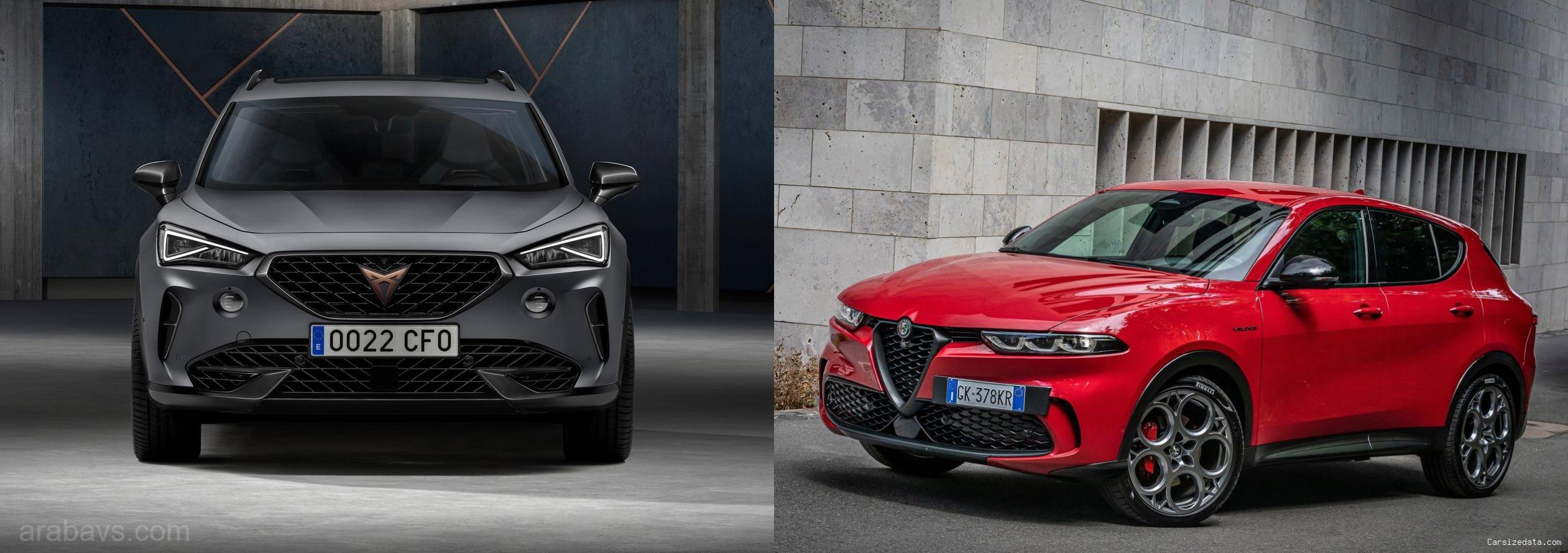 2023 Cupra Cupra Formentor vs 2023 Alfa Romeo Tonale Comparison