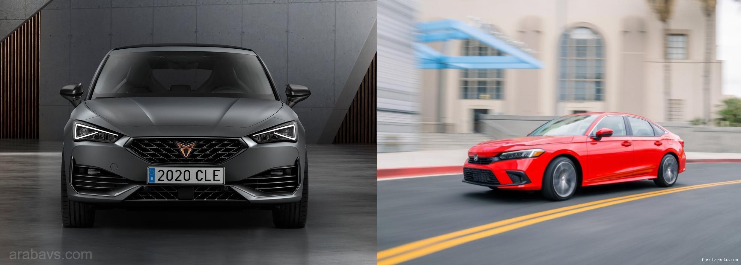 2023 Cupra Cupra Leon vs 2023 Honda Civic Comparison