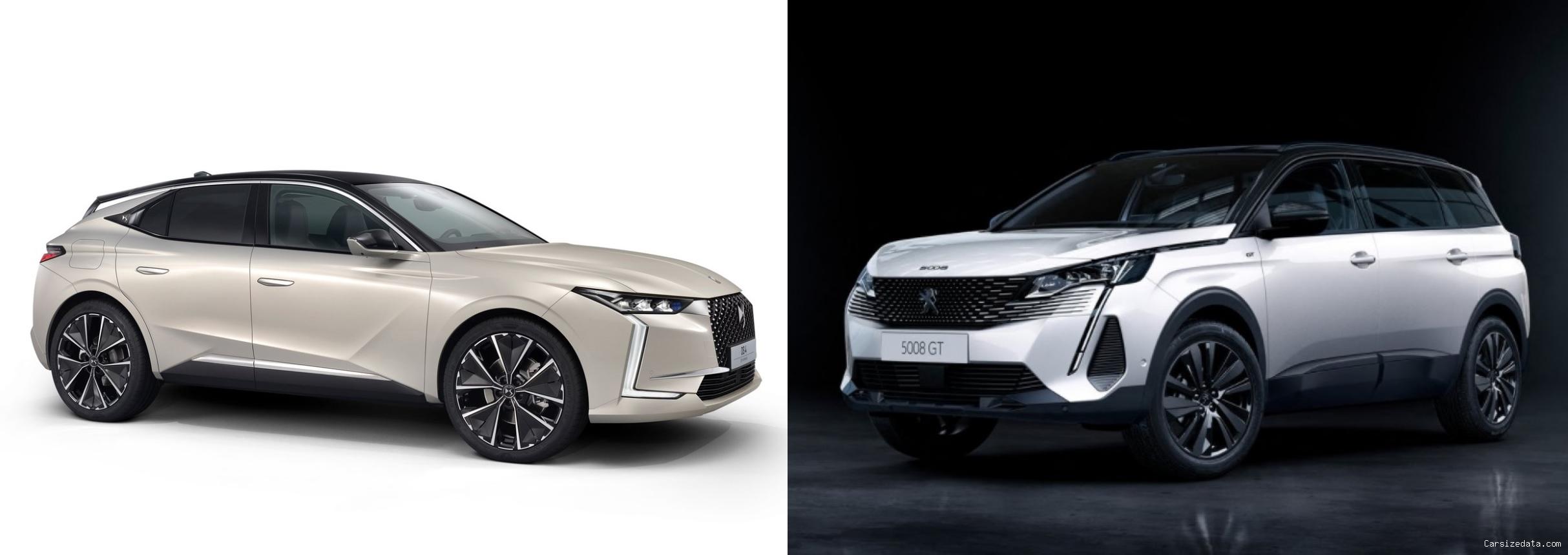 2023 DS DS 4 vs 2023 Peugeot 5008 Comparison