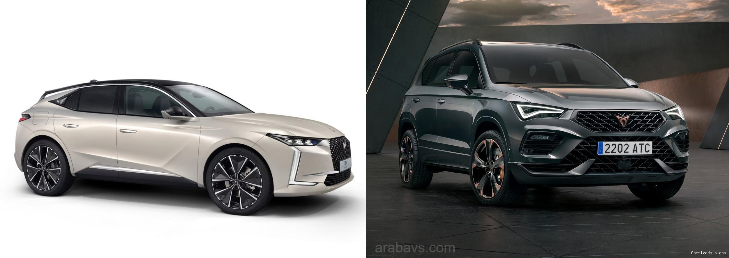 2023 DS DS 4 vs 2023 Cupra Cupra Ateca Comparison