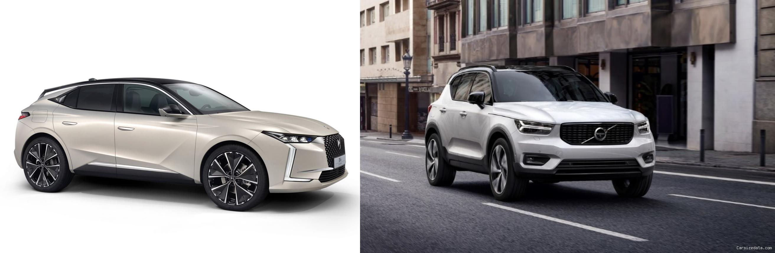 2023 DS DS 4 vs 2020 Volvo XC40 Comparison