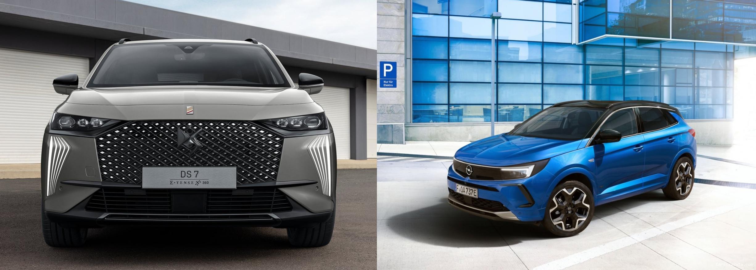 2023 DS DS 7 vs 2023 Opel Grandland Comparison