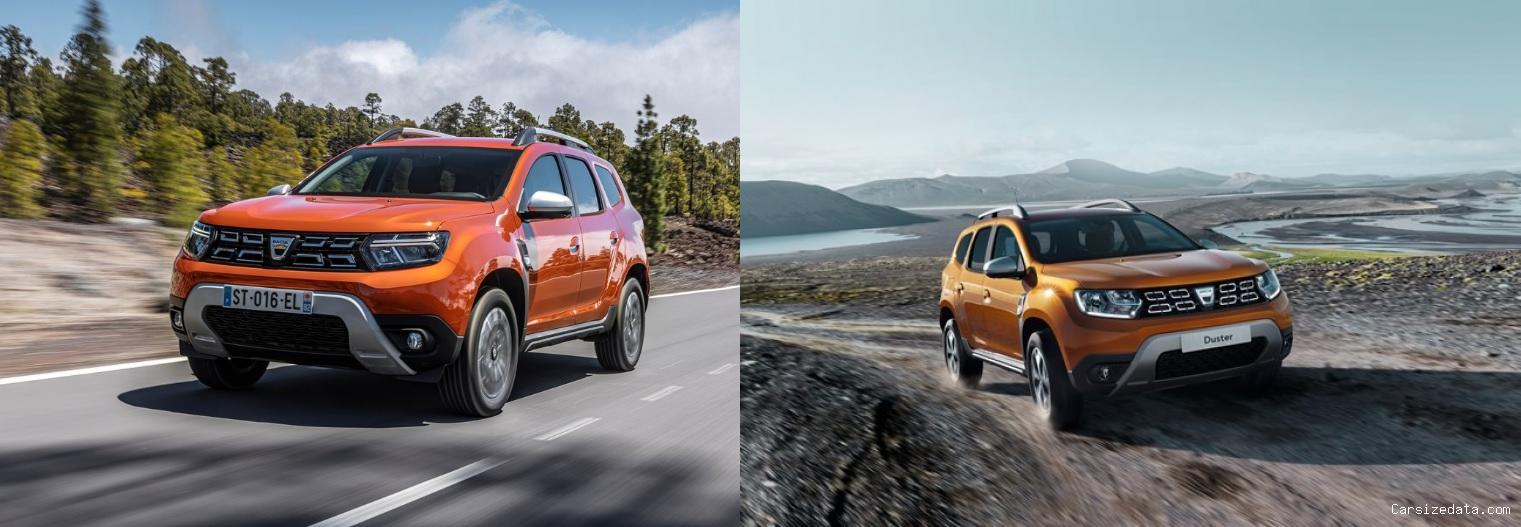 2022 Dacia Duster vs 2021 Dacia Duster Comparison