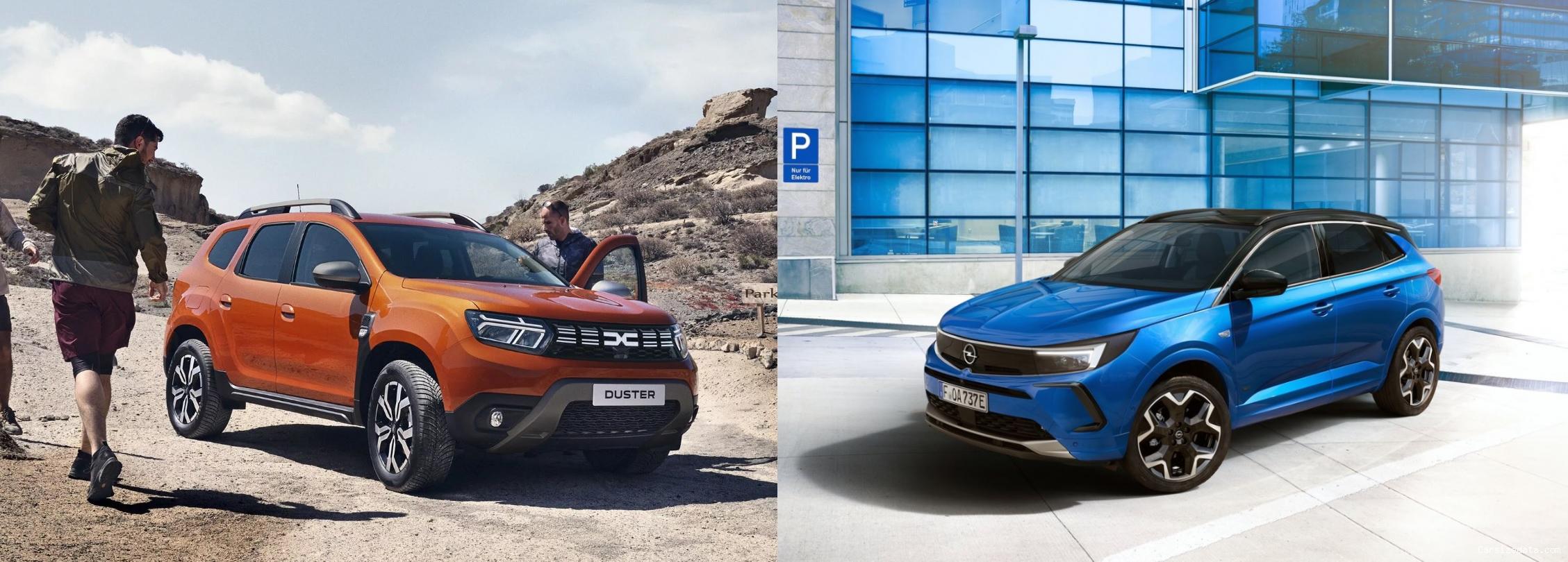 2023 Dacia Duster vs 2023 Opel Grandland Comparison