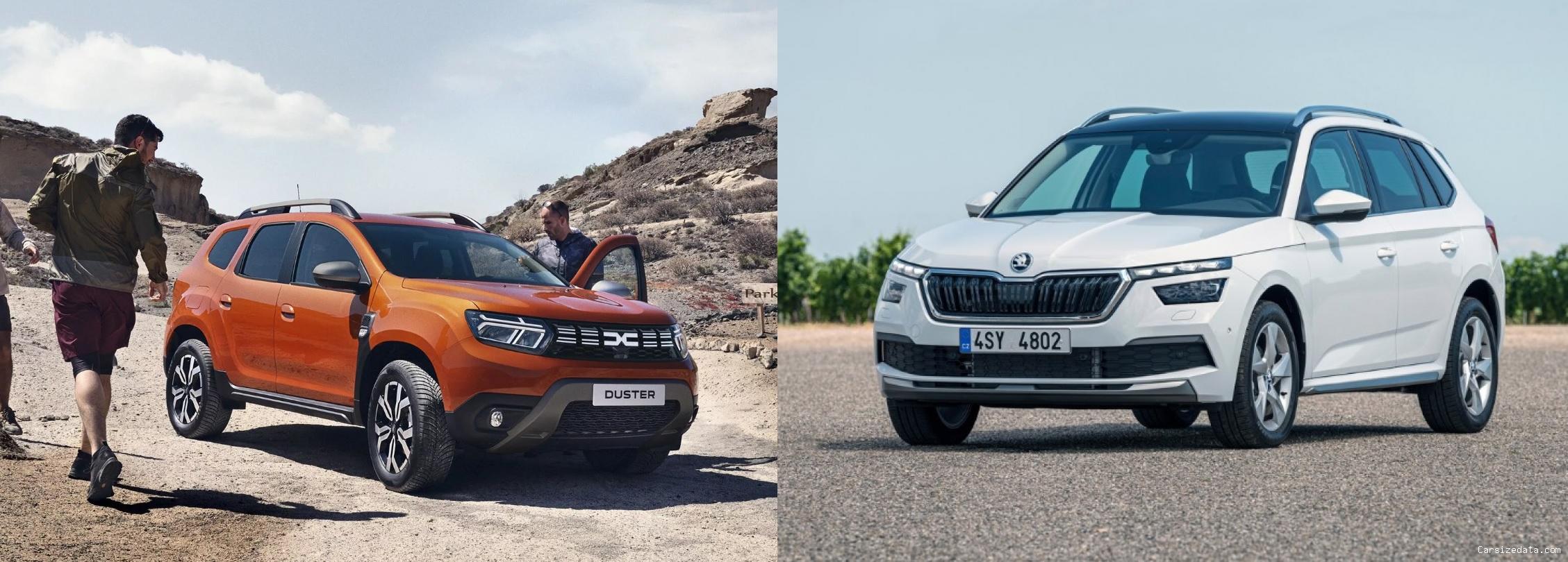 2023 Dacia Duster vs 2023 Skoda Kamiq Comparison