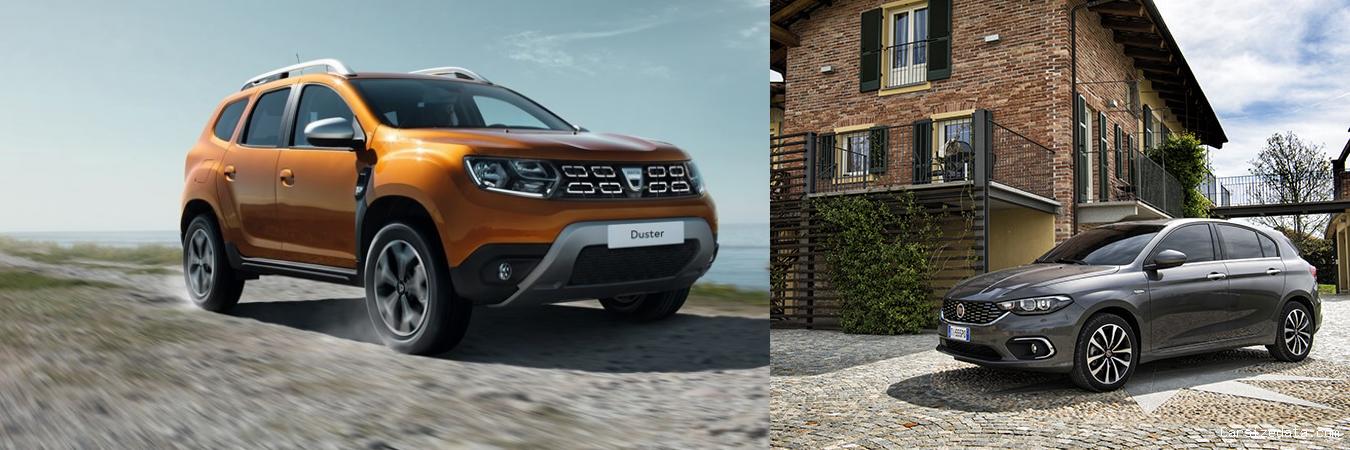 2020 Dacia Duster vs 2020 Fiat Egea HB Comparison