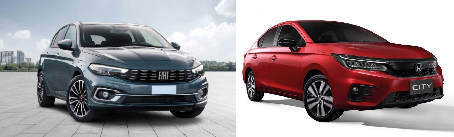 2023 Fiat Egea vs 2022 Honda City Comparison