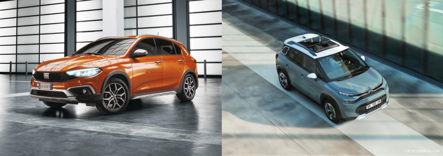 2021 Fiat Egea Cross vs 2022 Citroen C3 Aircross Comparison