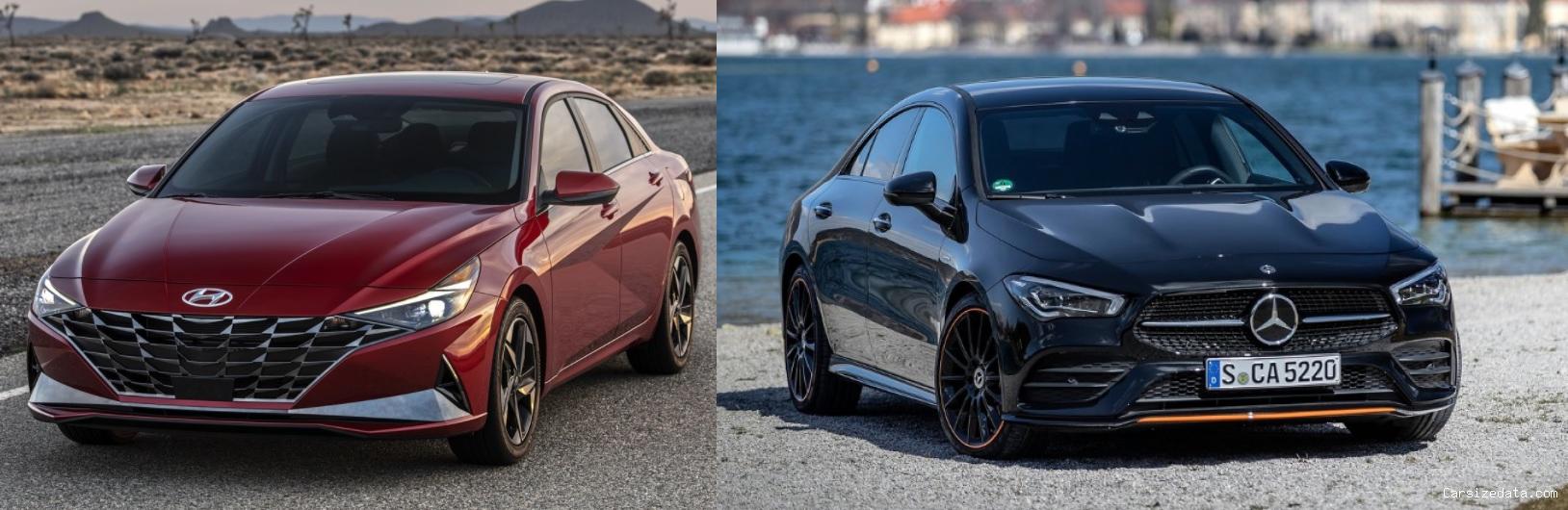 2023 Hyundai Elantra vs 2023 Mercedes CLA Series Comparison