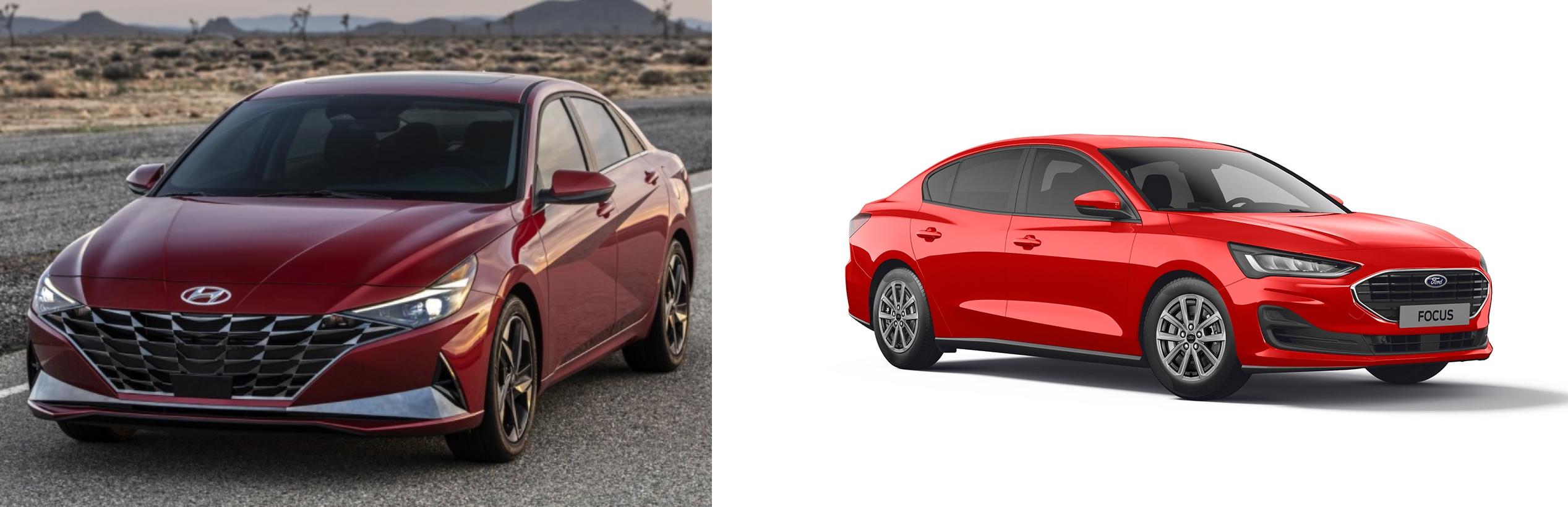 2023 Hyundai Elantra vs 2023 Ford Focus Comparison