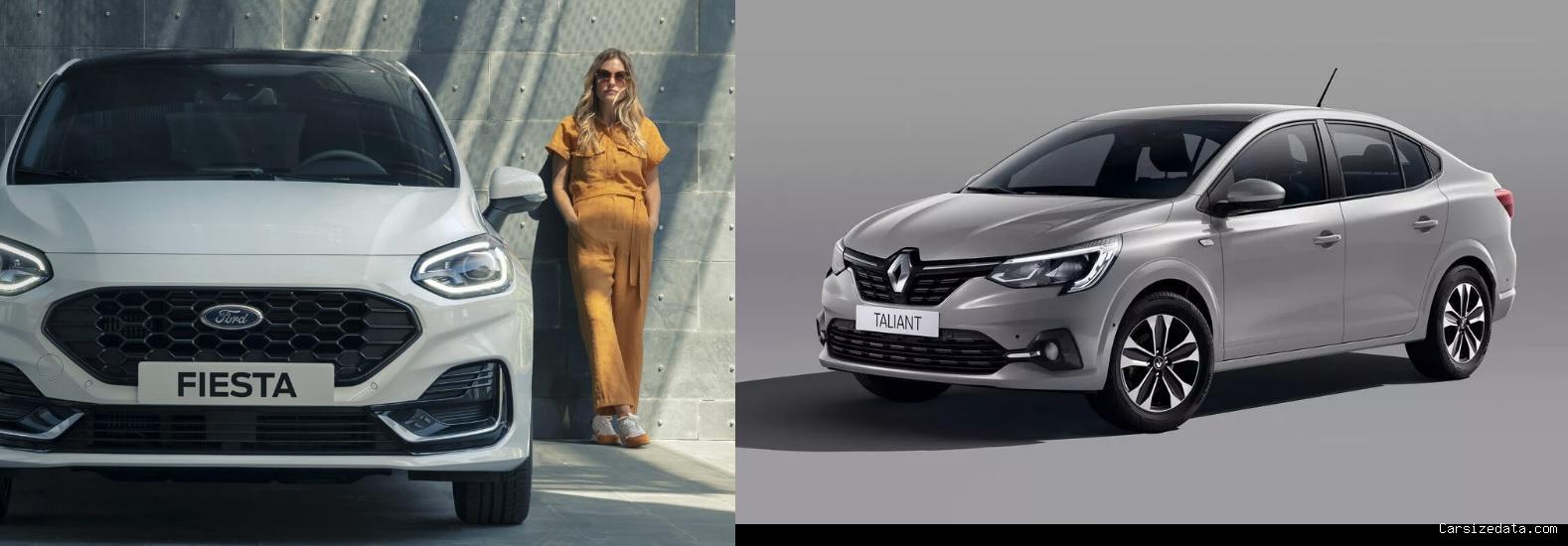 2023 Ford Fiesta vs 2023 Renault Taliant Comparison