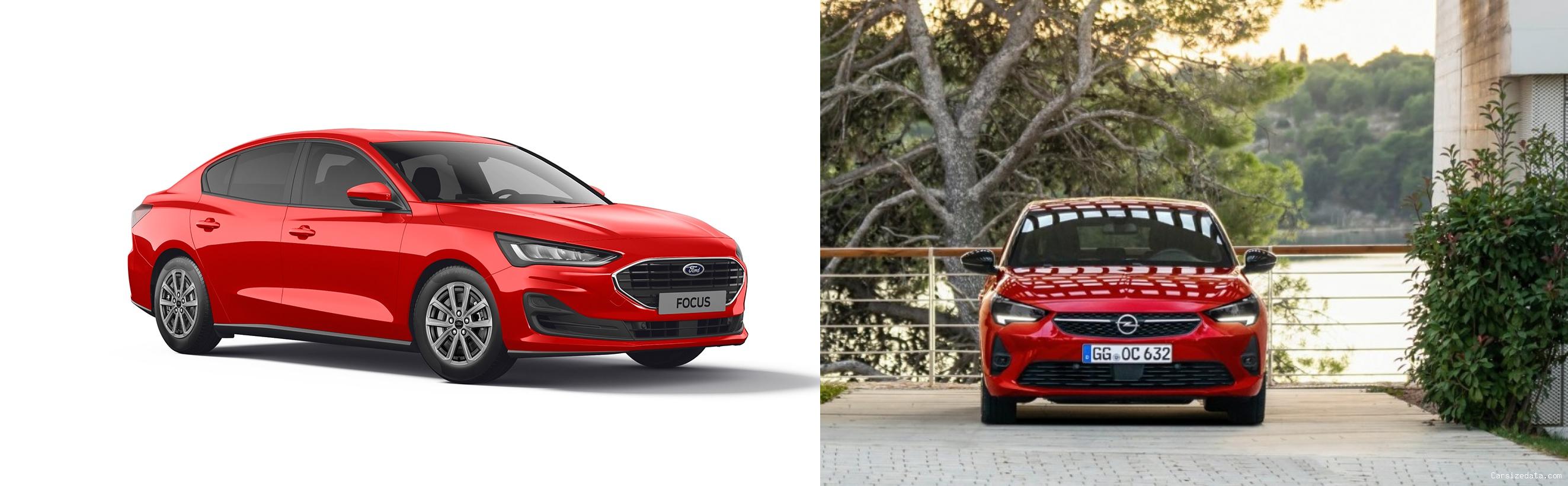 2023 Ford Focus vs 2023 Opel Corsa Comparison