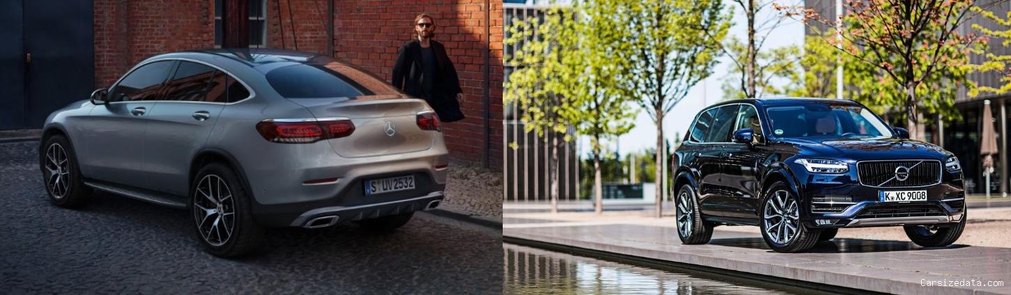 2020 Mercedes GLC vs 2020 Volvo XC90 Comparison