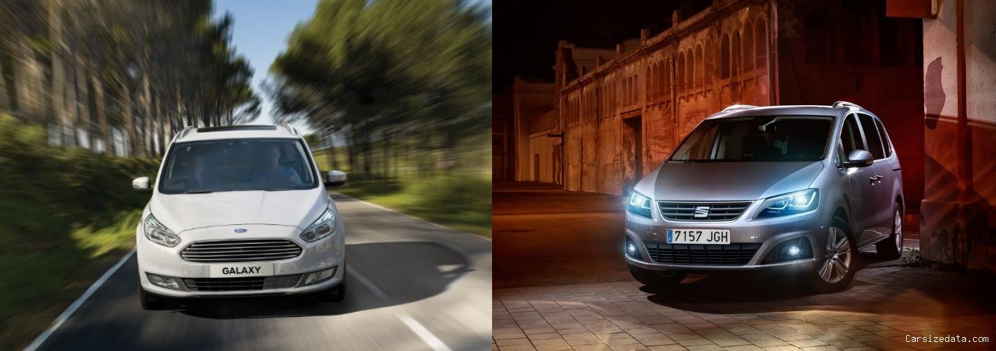 2016 Ford Galaxy vs 2015 Seat Alhambra Comparison