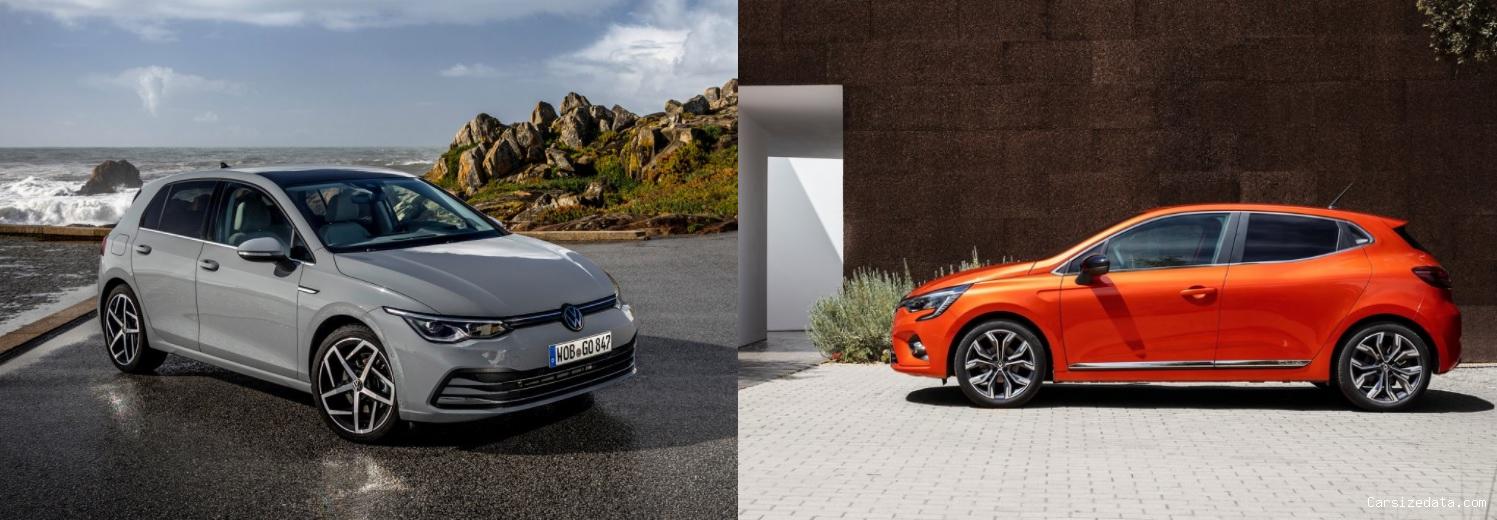 2022 Volkswagen Golf vs 2022 Renault Clio Comparison