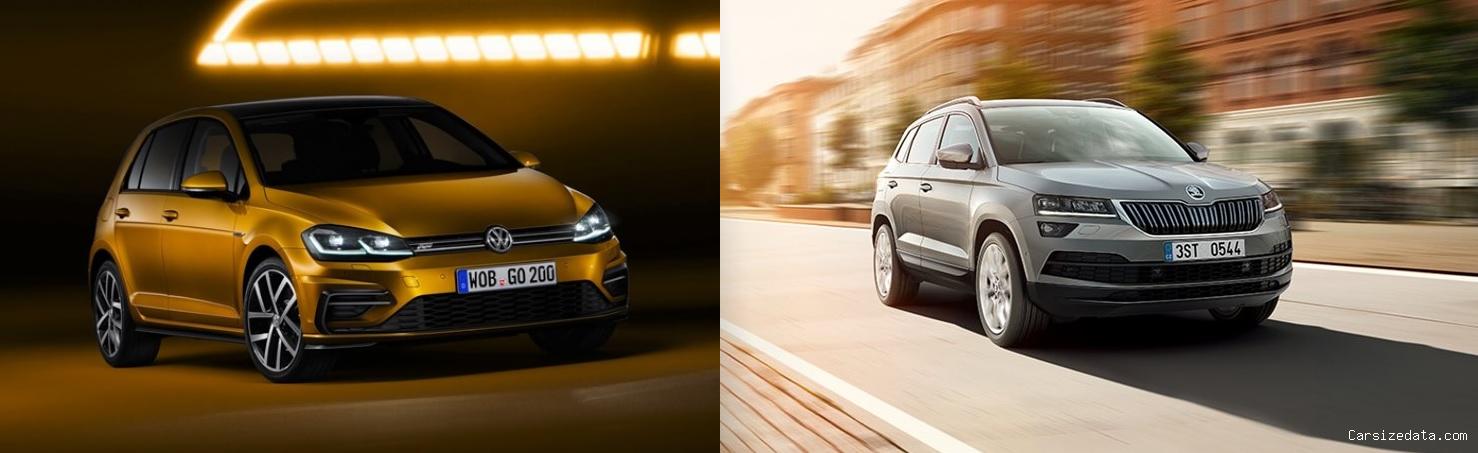2020 Volkswagen Golf vs 2020 Skoda Karoq Comparison