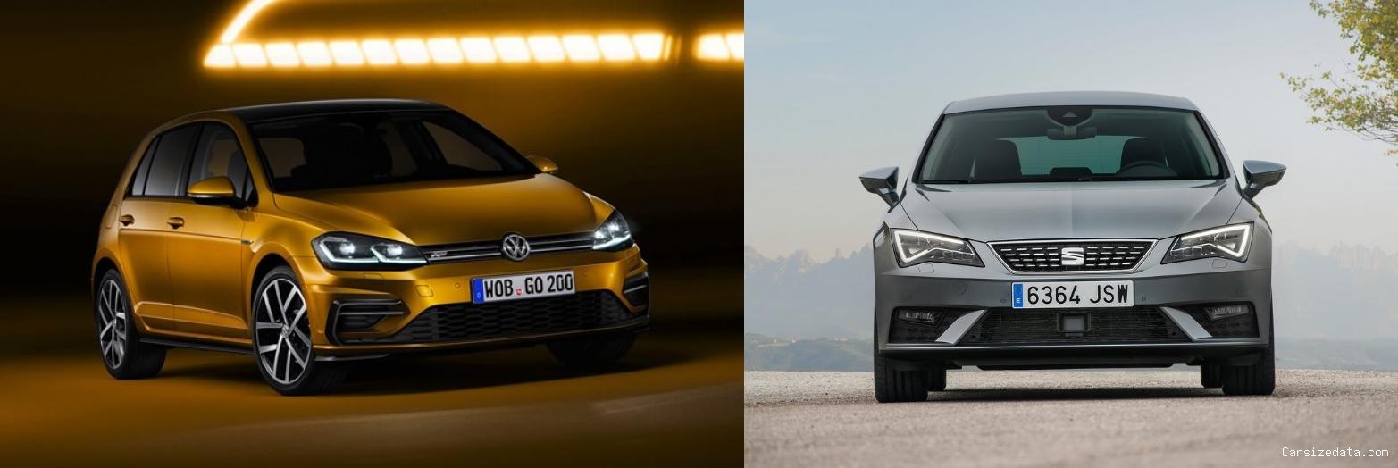 2020 Volkswagen Golf vs 2020 Seat Leon Comparison